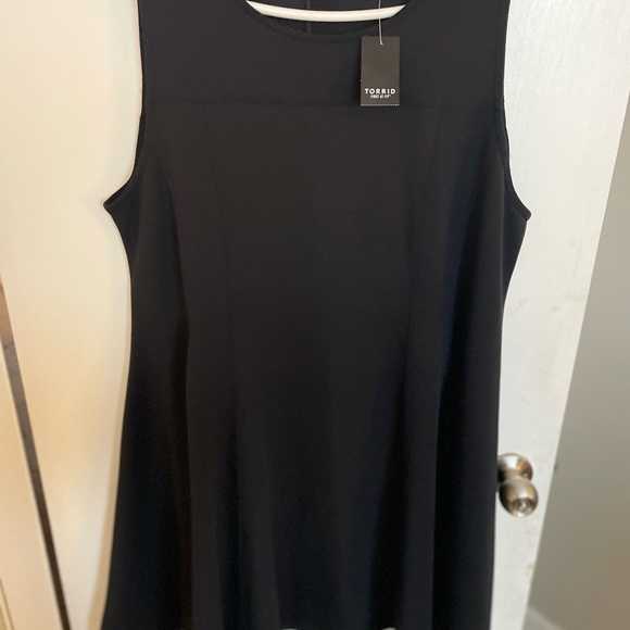 Torrid A-Line Scuba Sleeveless Dress - Size 20 - Picture 13 of 16
